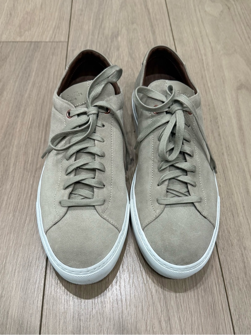 Good Man Brand Men's Suede Sneakers in Light beige